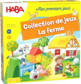 Велика колекція ігор Haba на тему ферма 10 в 1 (Haba Meine ersten Spiele Spielesammlung) 2329261579 фото