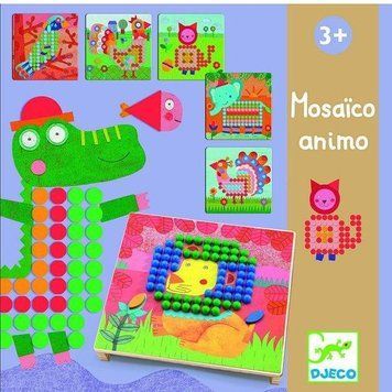 РОЗВИВАЮЧИЙ НАБІР МОЗАЇКА DJECO ТВАРИНИ ANIMO DJ08137 DJ08137 фото