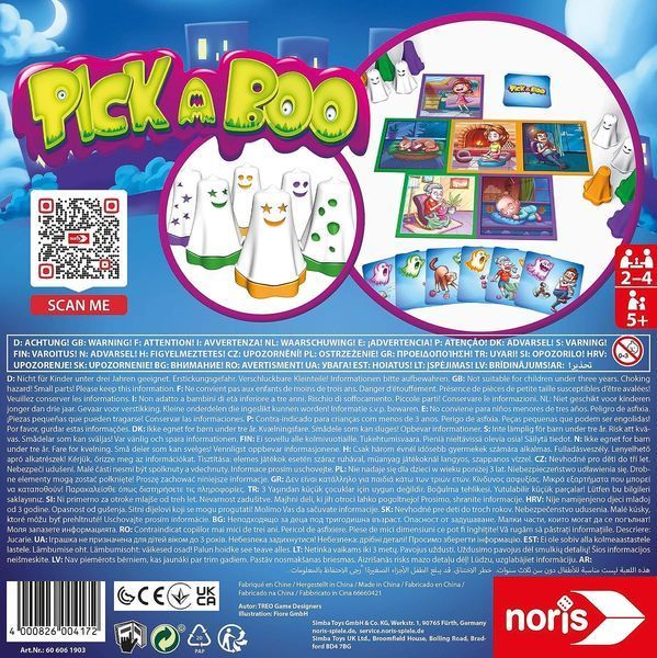 Настільна гра Noris Pick-a-Boo 1925452577 фото