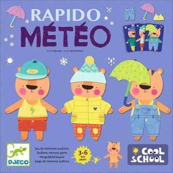 DJECO Розвиваюча гра "Рапідо Метео" DJ08527 DJ08527 фото