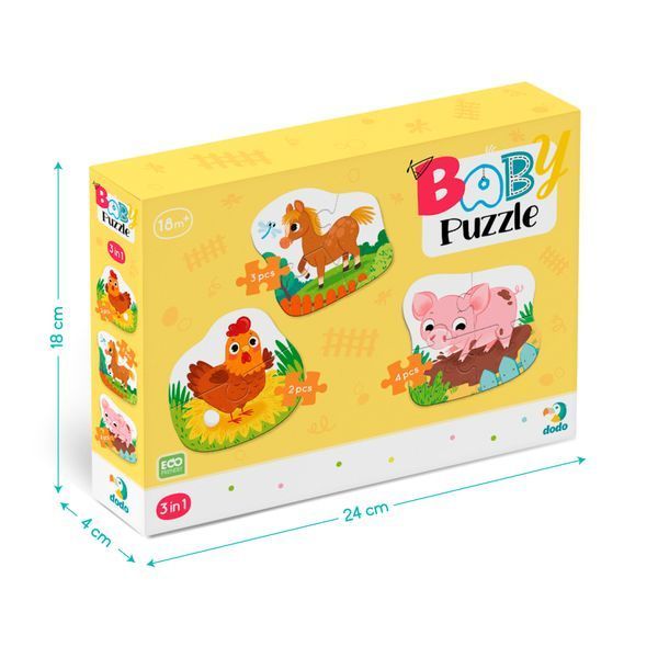 Пазл DoDo 3 в 1 День на фермі 2216545880 фото