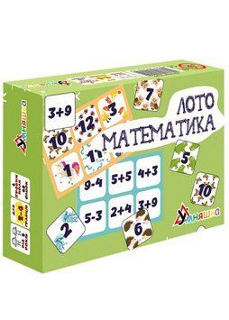 Розвиваюча настільна гра Умняшка Лото математика 2006964820 фото