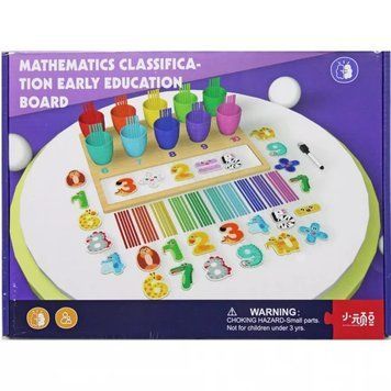 Дерев'яна гра "WToys" Математика 60405 фото