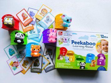 Логічна гра Тварини в будиночках Peekaboo SQ22003-2 фото