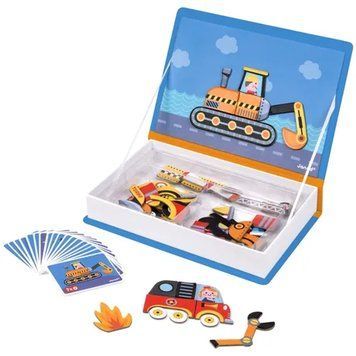 Магнітна книга Janod Транспорт арт.J02715 3037194900 фото