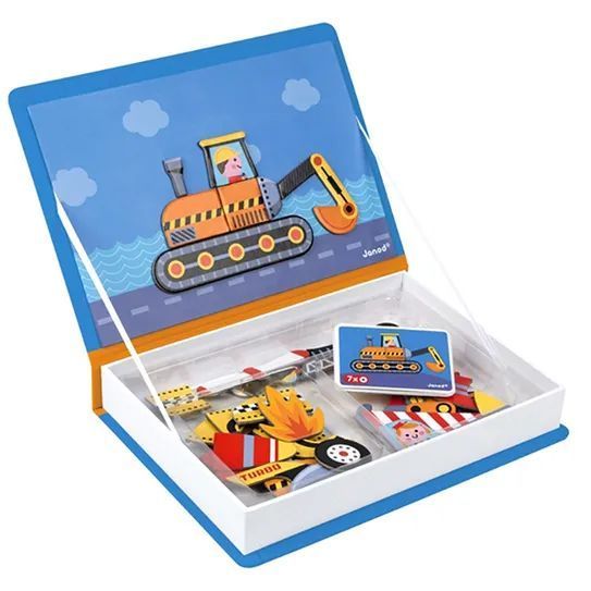 Магнітна книга Janod Транспорт арт.J02715 3037194900 фото