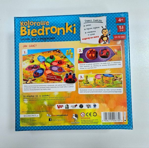 Настільна гра Kolorowe biedronki (Маскарад божих корівок) Pegasus Spiele Egmon Kolorowebiedronki  фото
