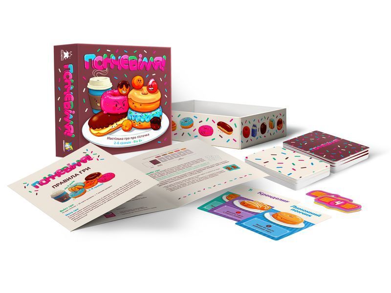 Настільна гра Пончевілля (Go Nuts for Donuts) 1898434145 фото