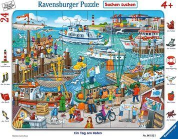 Пазл у рамці 24 ел. Ravensburger День у гавані 2854725302 фото