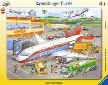 Пазл у рамці 40 ел. Ravensburger Аеропорт 2854729453 фото
