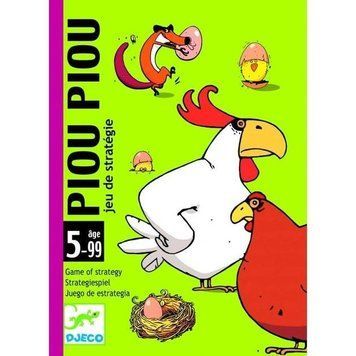 Карткова настільна гра ЧИК-ЧИРИК PIOU PIOU (DJECO ) DJ05119 DJ05119 фото