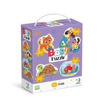 Пазл 4 в 1 "Baby puzzle. Домашні тварини" "DoDo" Арт.300688 3037326441 фото