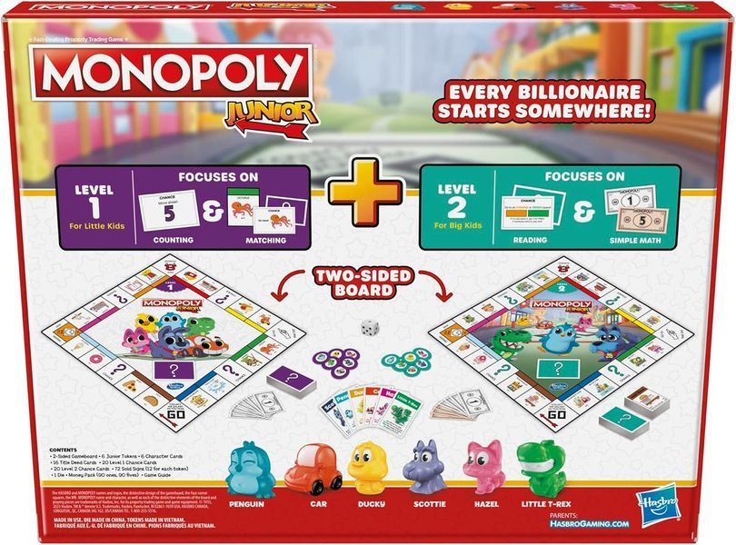 Настільна гра Hasbro Моя перша Monopoly F4436 фото