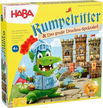 Настільна гра HABA Rumpelritter & Das gro&szlig;e Drachen-Spektakel / Лицар-Гуркотун і Велике Шоу Драконів 2986948261 фото