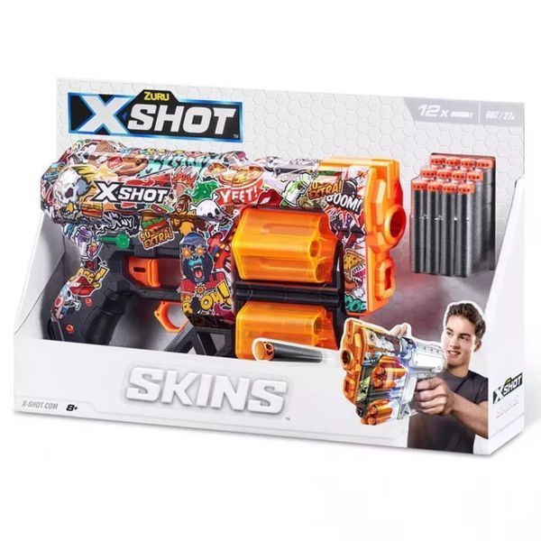 Бластер X-Shot Skins Dread Sketch 36517 H фото