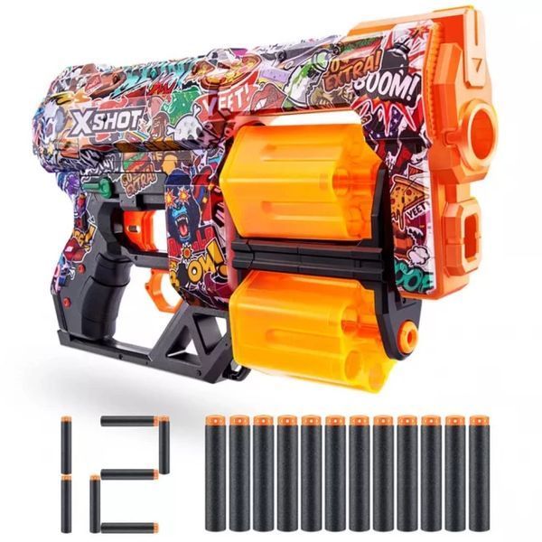 Бластер X-Shot Skins Dread Sketch 36517 H фото