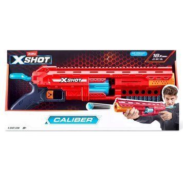 X-Shot Швидкострільний бластер Excel-S1 Caliber (16 патронів) Арт.36675R 2964749018 фото